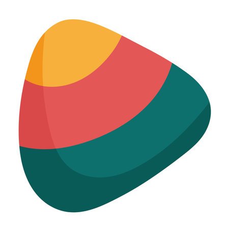 Isolated colored halloween candy icon Vectorのイラスト素材