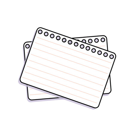 Isolated book paper icon Outline design Vectorのイラスト素材