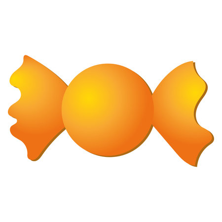 Isolated candy icon Halloween season Vectorのイラスト素材