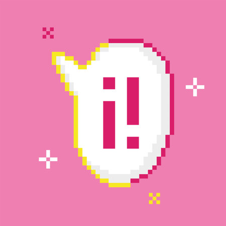 Isolated pixel speech bubble with a cartoon expression Vector