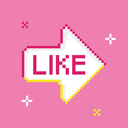 Isolated pixel speech bubble with a cartoon expression Vectorのイラスト素材