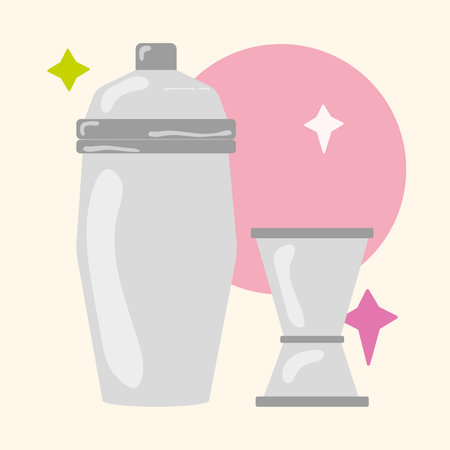 Isolated bar shaker icon Mixer concept Vectorのイラスト素材