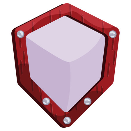 Isolated colored medieval shield sketch icon Vectorのイラスト素材