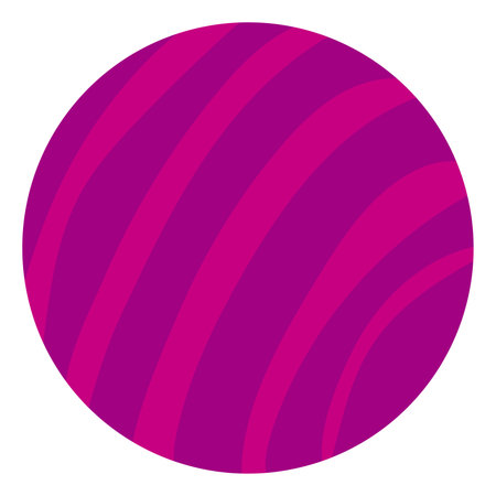 Isolated colored planet icon Vectorのイラスト素材