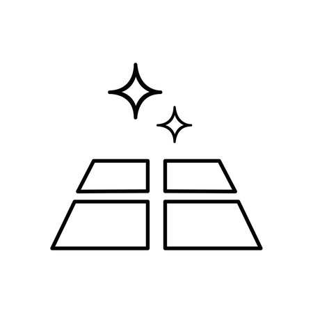 Isolated clean and shiny floor icon Vectorのイラスト素材