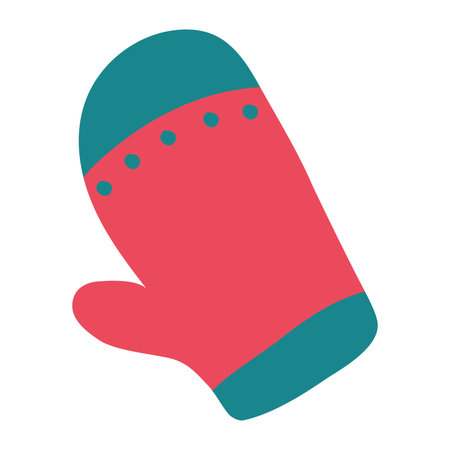 Isolated winter gloves sketch icon Vectorのイラスト素材