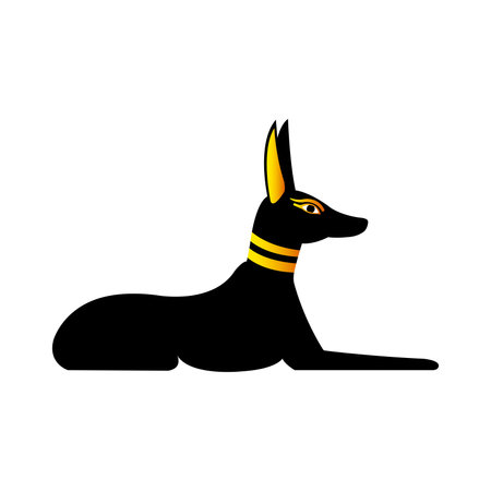 Isolated colored egypt cat icon Vectorのイラスト素材