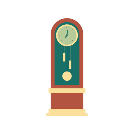 Vintage clock icon Vectorのイラスト素材