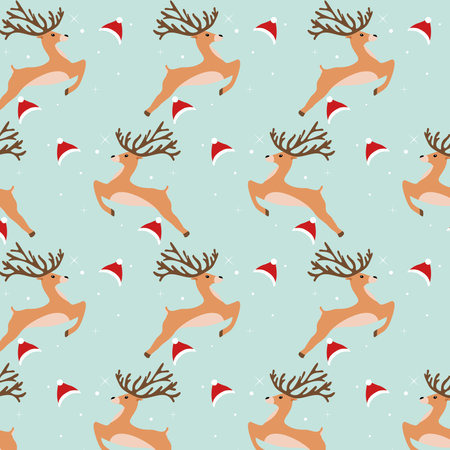Colored winter pattern background Vectorのイラスト素材