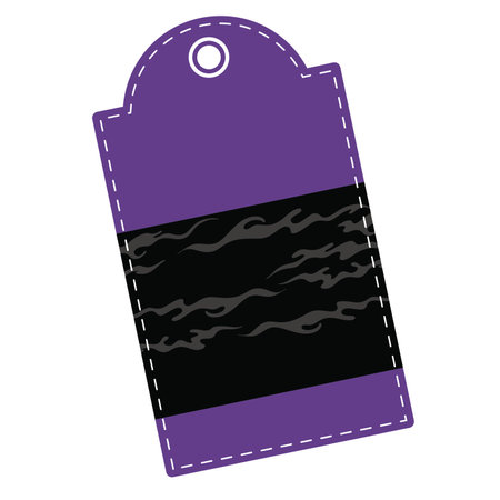 Empty halloween discount label Vectorのイラスト素材