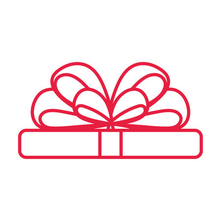 Isolated colored wrapped present tap Vectorのイラスト素材