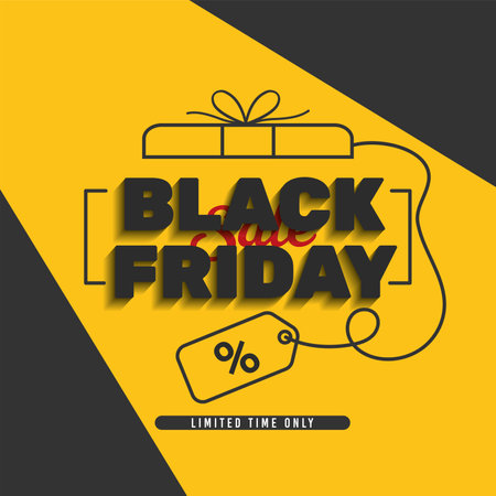 Colored black friday sale template Vectorのイラスト素材
