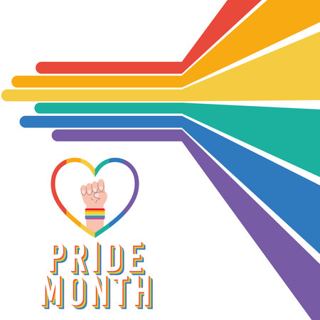 Colored lgbt pride poster Vectorのイラスト素材