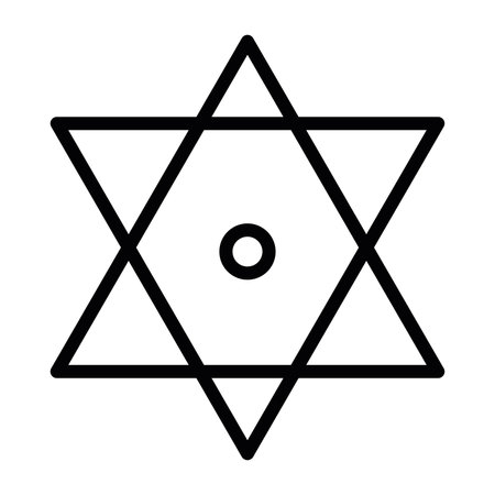 Yoga star shape icon Vectorのイラスト素材