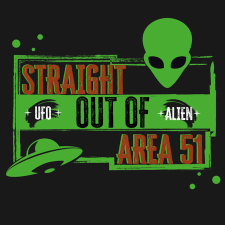 Sci fi ufo alien sticker Vectorのイラスト素材