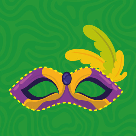 Colored carnival mask Vectorのイラスト素材