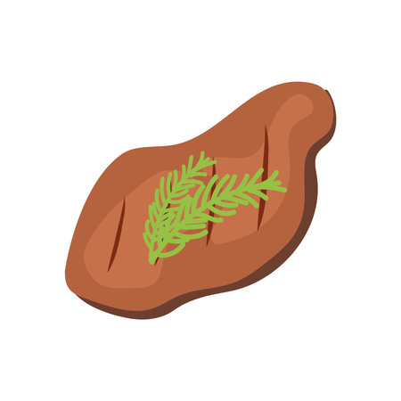 Meat steak icon Food Vectorのイラスト素材