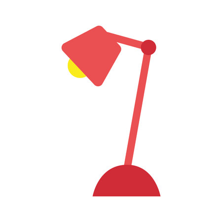 Modern floor lamp with minimalist design Vectorのイラスト素材