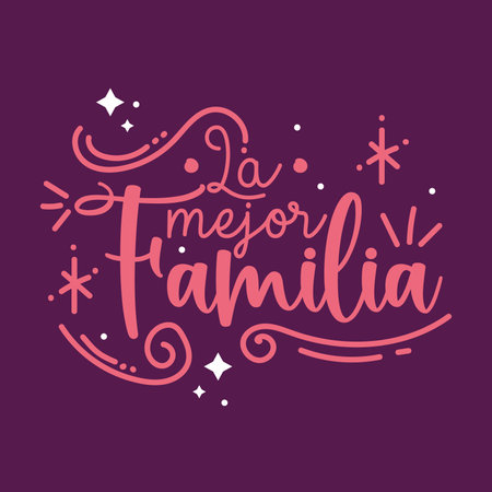 Best family quote. Vector illustrationのイラスト素材