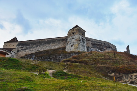 Rasnov, Romania - , 2015: medieval castle in Rasnovのeditorial素材