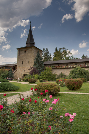 Vatra Moldovitei, Romania, Moldovita Monastery,September ,2017のeditorial素材