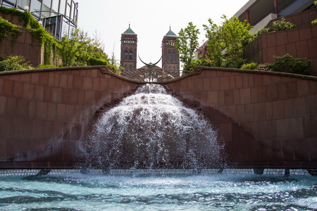 Schlossbrunnen, Rheinland-Pfalz, Germany, 2017, Pirmasensのeditorial素材