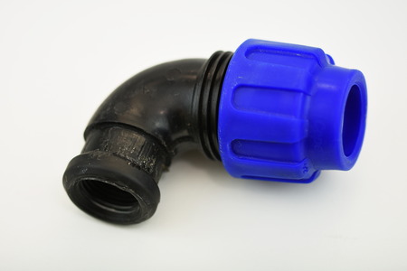pipe fittings, plastic pipes for water drainage ,Plastic sewer pipes, elbowの写真素材