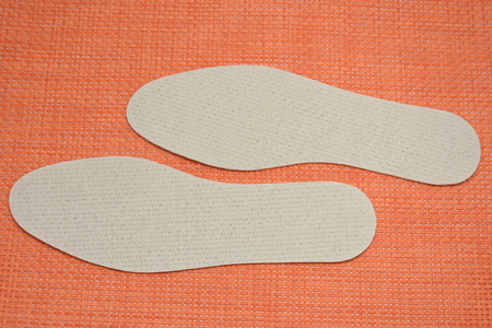 white Shoe Insolesの写真素材