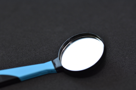 Dentist tools :Dental mirrorの写真素材