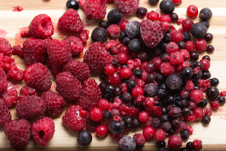 Frozen Summer Berriesの写真素材
