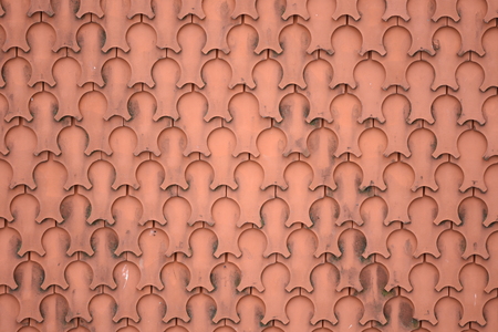 old Roof in Romania (roof, tile)の写真素材