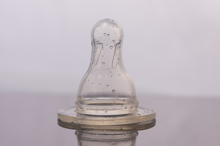 Transparent baby pacifier,Nipple baby,suzeta,biberonの写真素材