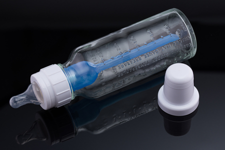 feeding bottle, glass Bottles for Your Babyの写真素材