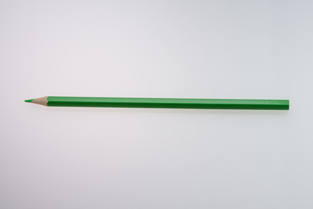 Green colored pencil,crayonの写真素材
