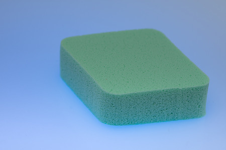 Cosmetic puff for makeup ,green Makeup Spongeの写真素材
