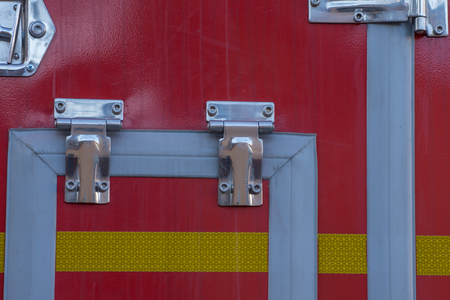 Hinge to the fire truck