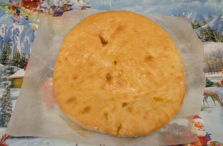 Palanet (cabbage pie,plum pie), traditional pie from Ardeal, Romania, Bistrita,Milasのeditorial素材