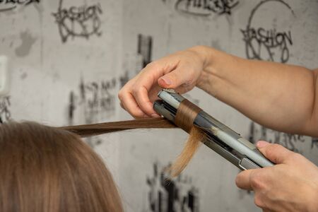 the bride at the hairdresser,Beautiful Hairstyles for wedding/party |,Simple Hairstylesの写真素材