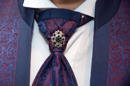 Floral Necktie â Mens Colorful Floral Tie,の写真素材