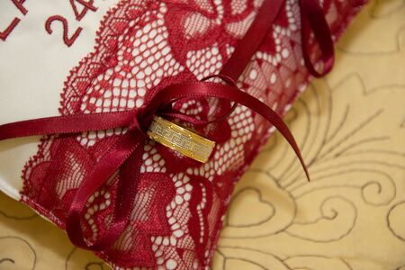 Beautiful wedding ring  K18 gold wedding ringのeditorial素材