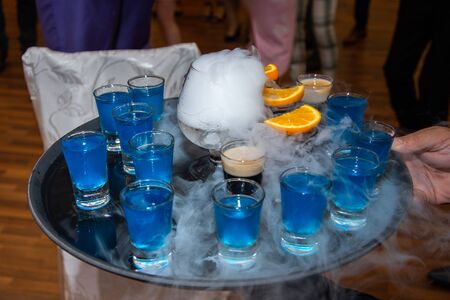 cocktails shooter, shot at wedding reception