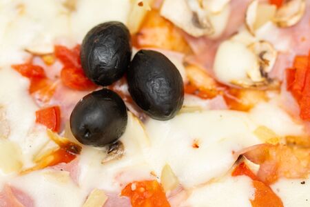 pepper and mushroom pizza