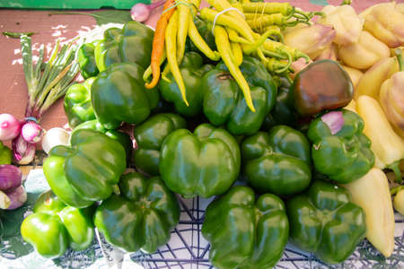 peppers at the market