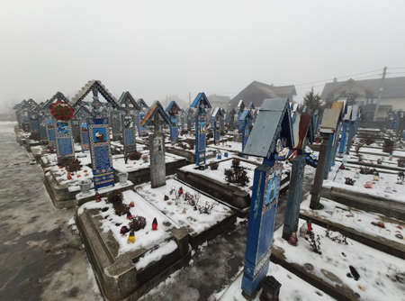 Sapanta cemetery , Maramures / Romania -2020,Romanian culture,  in Maramures County.