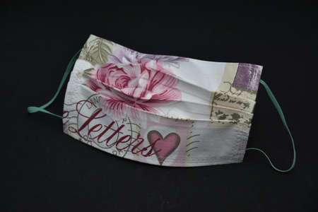 homemade protective masks , cotton masks -various Flowers  patterns