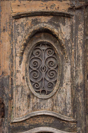 Window Wrought Iron in Satu Mare,Romania ,2020の写真素材