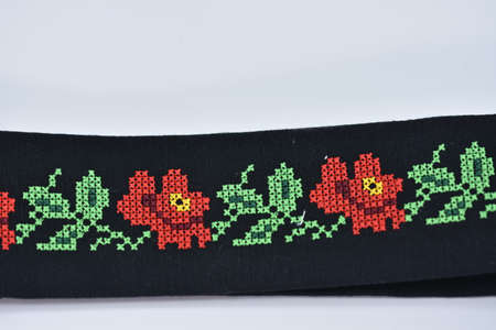 popular belt from Maramures ,Romania, romanian traditional clothing,