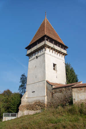 The fortified church in SenereuÈ, Romania, 2020, Septemberのeditorial素材