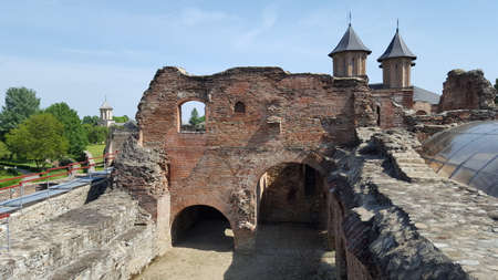 Ruins of Curtea Domneasca ,Targoviste, Romania,2017,,2017のeditorial素材