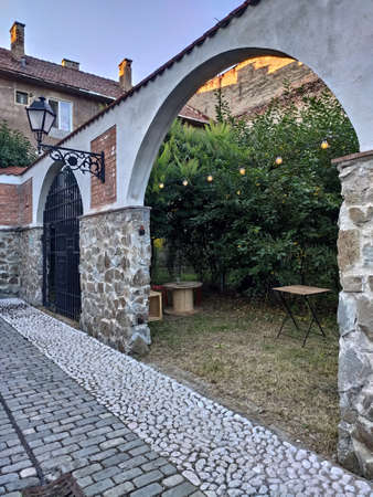 New passage in Bistrita,Romania  august 2021のeditorial素材